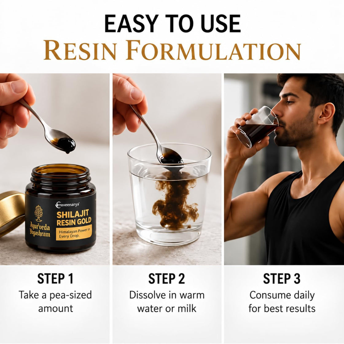 Shilajit Resin Gold